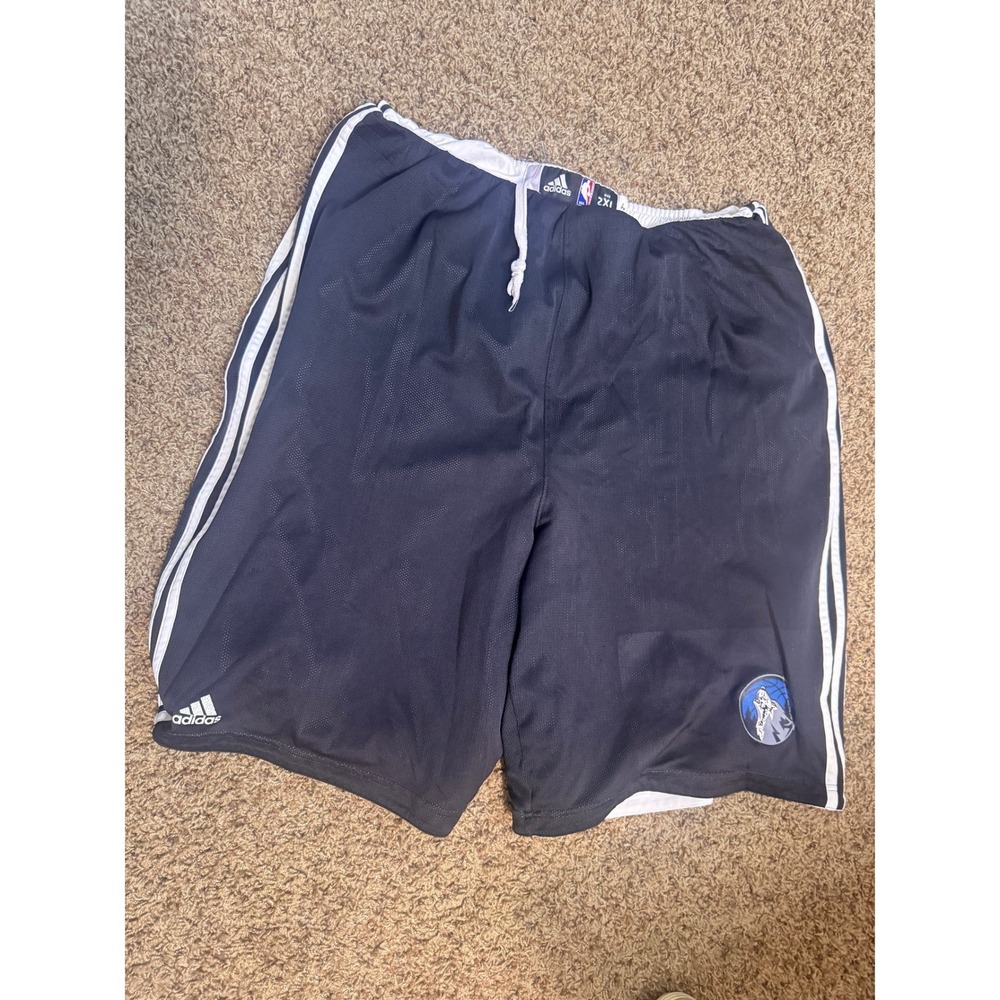 Adidas NBA Minnesota Timberwolves Reversible Basketball Shorts 2XL Black White